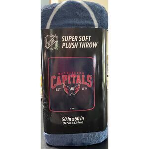 NHL New 40x50” Super Soft Throw “Washington Capitals” 100% polyester